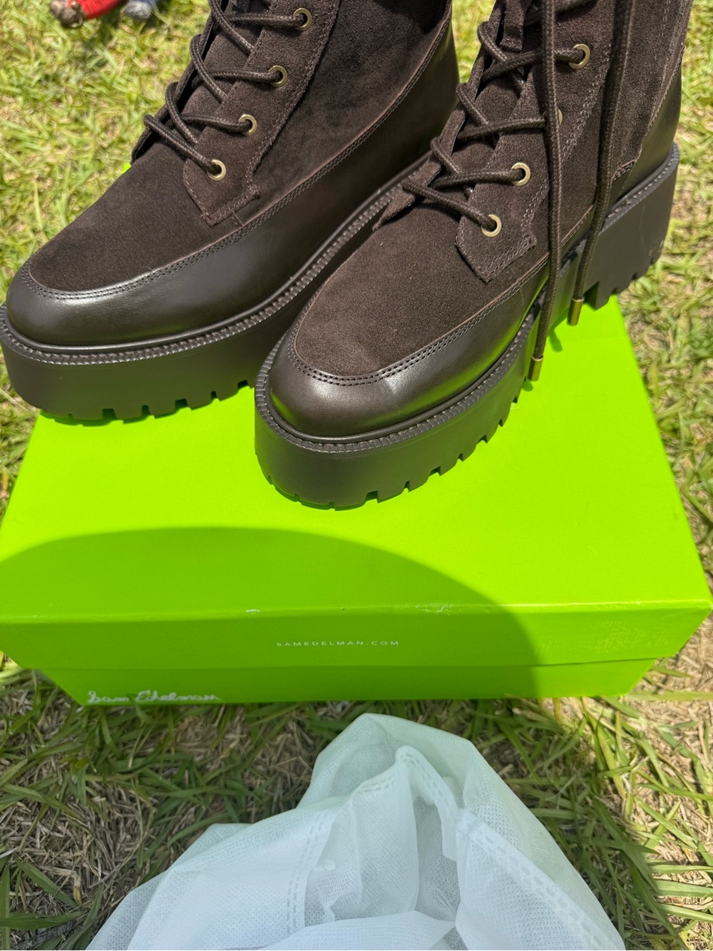 Sam Edelman Women's Elliot Combat Boot Size 9.5 NIB - Picture 3 of 5